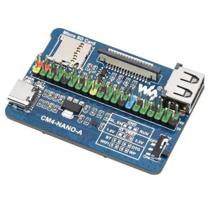 Development Boards |   Nano Base Board (A) for Raspberry Pi Compute Module 4, 55 x 40 mm Blue Consumer Electronics Blue