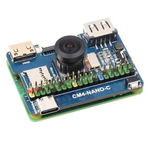 Development Boards |   Nano Base Board (C) for Raspberry Pi Compute Module 4, Onboard 8MP Camera, 55 x 40mm Blue Consumer Electronics Blue