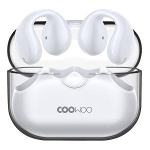 Headphones & Earphones |   Air Pro 6 Bluetooth Clip-on Open Ear Headphones White Consumer Electronics Headphones & Earphones