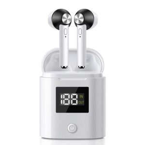 Headphones & Earphones |   D019 True Wireless Bluetooth 5.0 Earphones Binaural Call LED Power Display 120 Hours Standby Time Consumer Electronics Headphones & Earphones