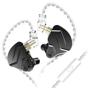 Headphones & Earphones |   ZSN Pro X Metal Earphones 1BA+1DD Hybrid technology HiFi Bass Earbuds with Mic Consumer Electronics Headphones & Earphones