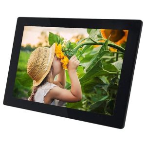 New Creative Electronic Gadgets |   WF1010 10.1” WiFi Cloud Digital Photo Frame 800×1280 IPS Touch Screen 1GB/16GB Facebook/Twitter/Email/APP Sharing Time and Weather Display Black Consumer Electronics Black