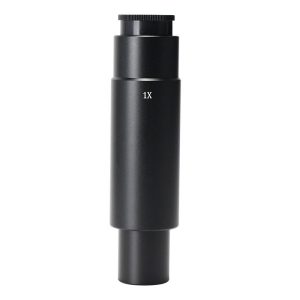 Professional Instruments & Tools |   1X Microscope Adapter Eyepiece for Monocular Lens Black Consumer Electronics Black